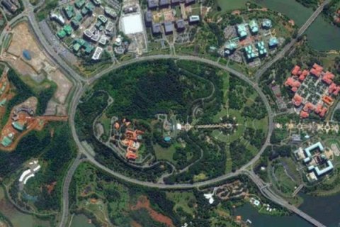 Самая большая в мире круговая развязка с окружностью 3,4 километра