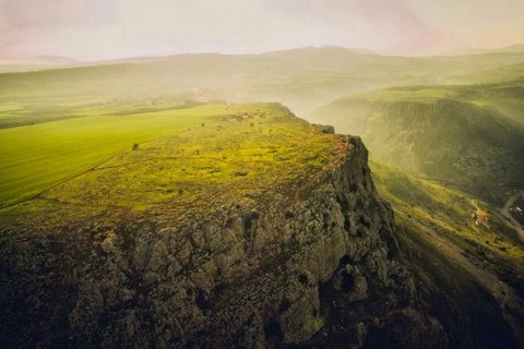 Гора Арбель: панорама Галилеи