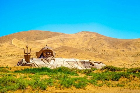 Ревущие дюны пустыни Бадын-Джаран