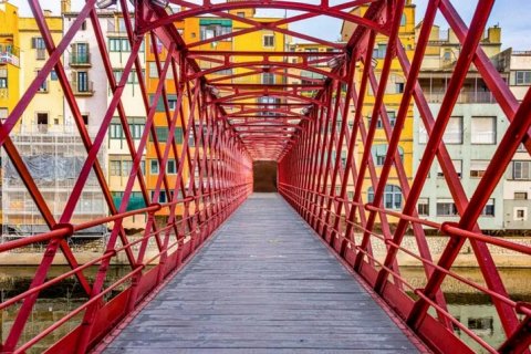 Железный мост Эйфеля в Жироне