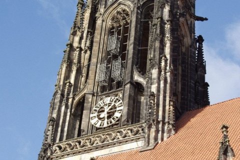 Подвешенные клетки церкви Святого Ламберта в Мюнстере