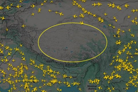 Почему самолёты не летают над Тибетом — простым языком