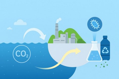 Как углекислый газ океана превращается в пластик