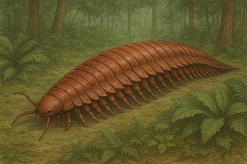 Артроплевра: гигантская многоножка из прошлого