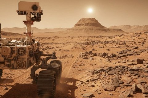 Жёлтые кристаллы - неожиданная находка на поверхности Марса