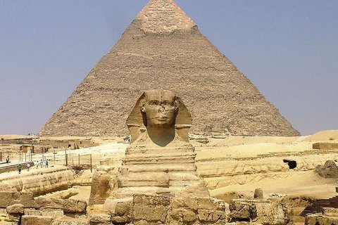 Пирамида Хефрена и Великий Сфинкс
