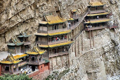 Висящий храм горы Хенг