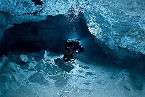 Самая большая подводная пещера в мире: Орда