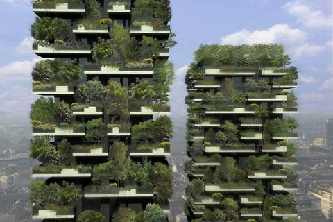 Боско Вертикале: Вертикальный лес в Милане