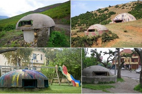 Заброшенные бункеры Албании