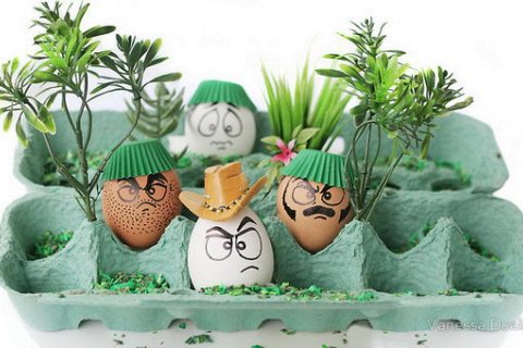 Забавные фотографии яиц от Ванессы Дуэлиб