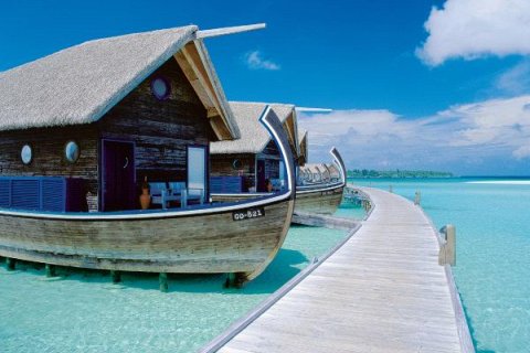Отель на лодках Cocoa Island Resort, Мальдивы