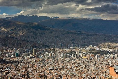 Город Ла-Пас. Самая высокая столица в мире