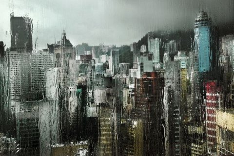 «Гонконг в дожде». Фотографии Кристофа Жакро