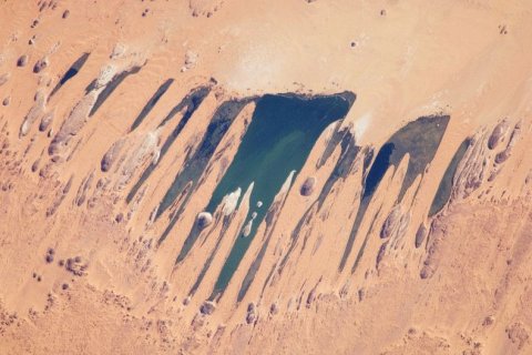 Озера Унианга в пустыне Сахара