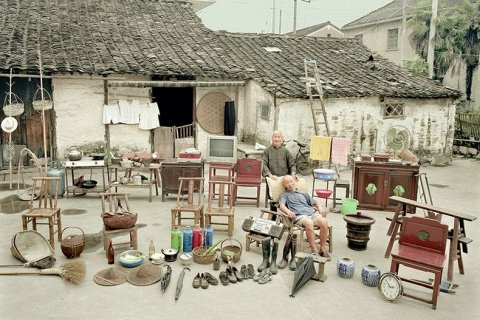 Портреты сельских жителей Китая и их имущества