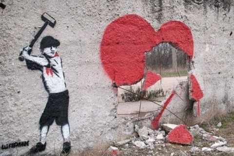 Шарик. Украинский Бэнкси и его граффити