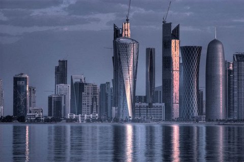 Город Доха в Катаре и эклектичная архитектура