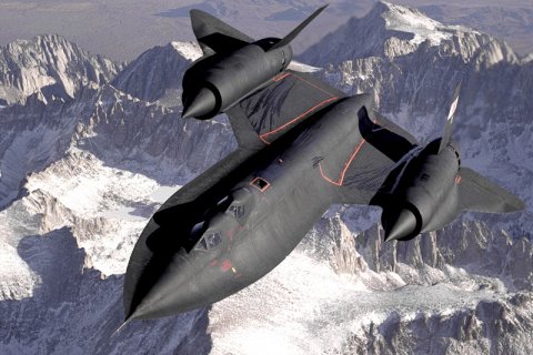 Самый быстрый самолет - Lockheed SR 71 Blackbird