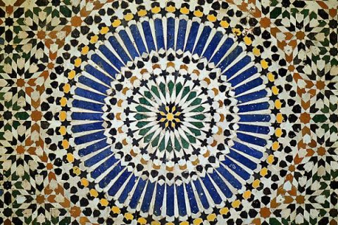 Красота марокканской мозаики