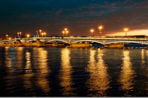 Благовещенский мост в Петербурге