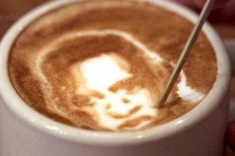 Latte портреты от Майка Бричча