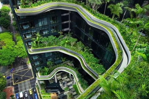 Многоэтажные отели-сады