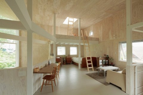 Крошечная коробка-дом в Японии