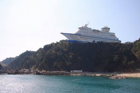 Роскошный отель Sun Cruise в Южной Корее