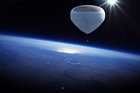 Воздушный шар для полетов в космос