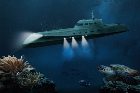 Роскошное путешествие на подводной лодке