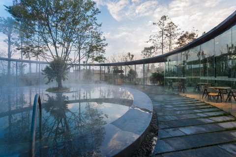 Сельские геотермальные ванны в Китае