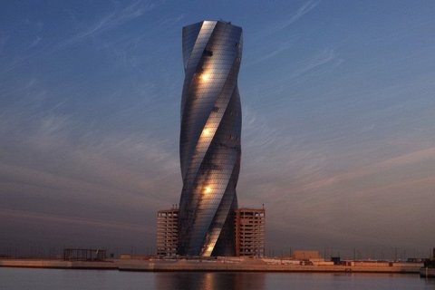 Юнайтед Тауэр. Башня-Сверло в заливе Бахрейна