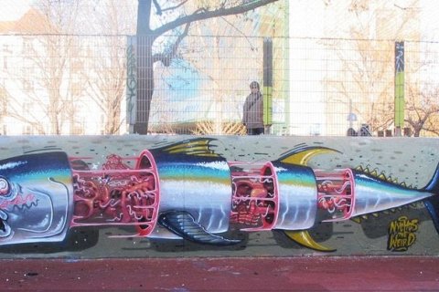 Анатомия уличного искусства от Nychos