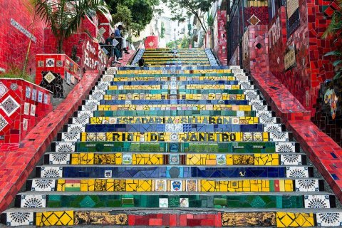 Лестница Селарона в Рио-де-Жанейро