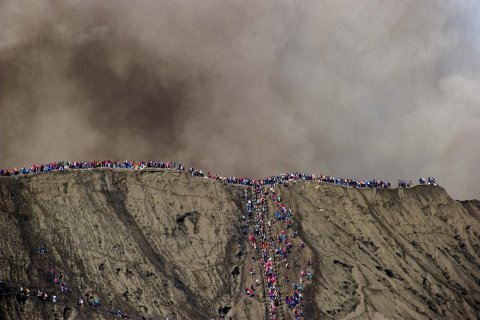 Гора Бромо: Голодный Вулкан