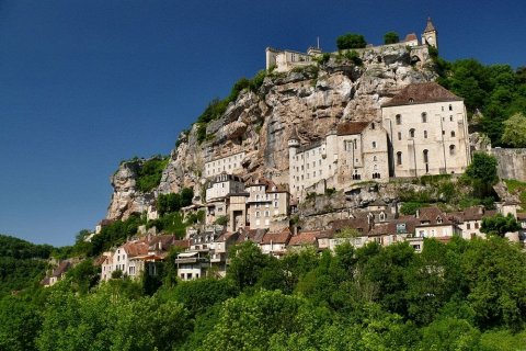 Рокамадур - вертикальная деревня во Франции