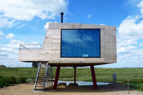 Пробковый пляжный домик в Португалии