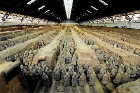 Как создавали терракотовых солдат в древнем Китае?