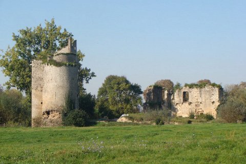 Руины Шато де Машкуль во Франции