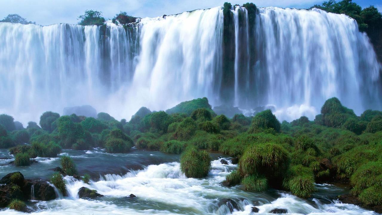 Звуки природы водопад