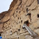 Пещерный город Маназан в Турции