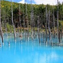 Голубой пруд Хоккайдо