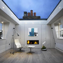 Дом в Лондоне с раздвижной стеклянной крышей