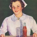 Винтажная реклама Coca-Cola с медсестрами