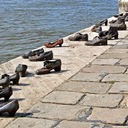 Обувь на набрежной Дуная