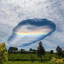 Причудливое природное явление в небесах Виктории