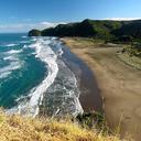 Пляж Пиха в Новой Зеландии