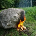 Необычный Wi-Fi камень в немецком лесу