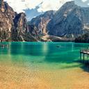 Озеро Брайес в Италии